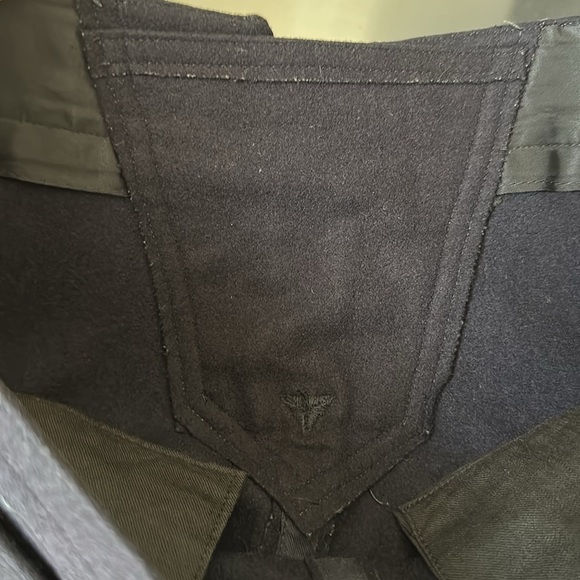 Vintage NAVAL CLOTHING FACTORY WWll Wool Corset Back Blue Trousers Sailor 1940s - Picture 10 of 15